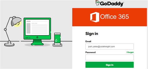 sso godaddy 365.